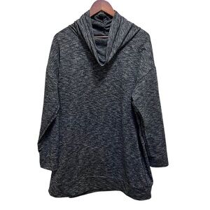 Joe Fresh Grey Cowl Neck Tunic Top Size 1x